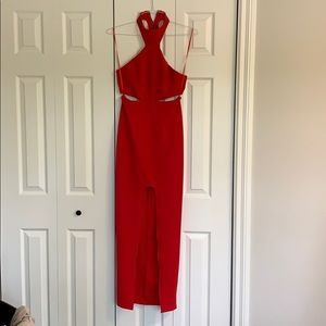 🌹Cut Out Red Dress Hot Miami Styles size medium